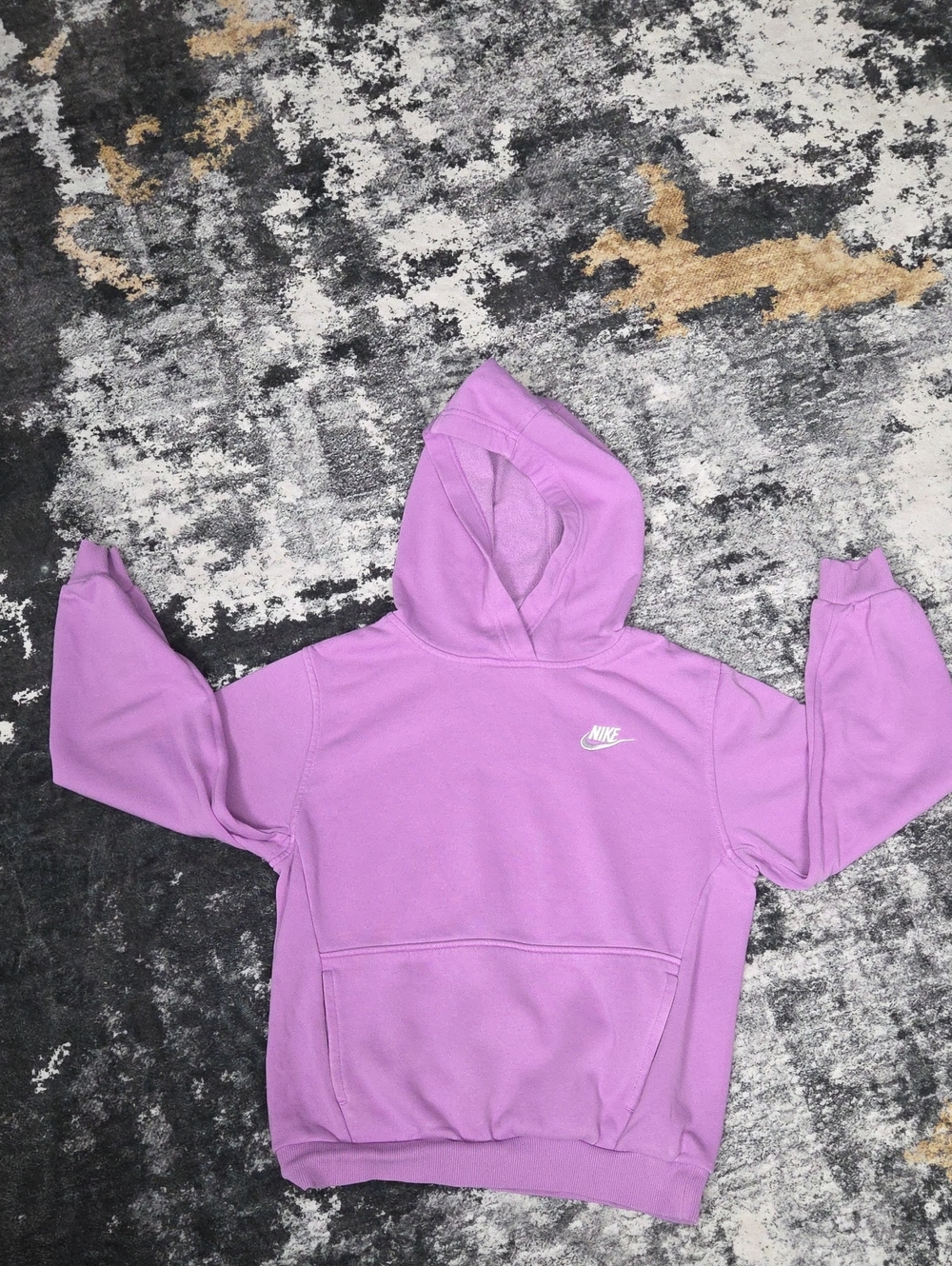 Nike Sportswear Purple Pullover Hoodie Juniors Large